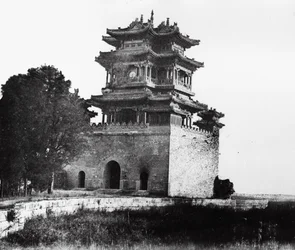 The Belvedere of the God of Literature at the Summer Palace, Beijing, 1860